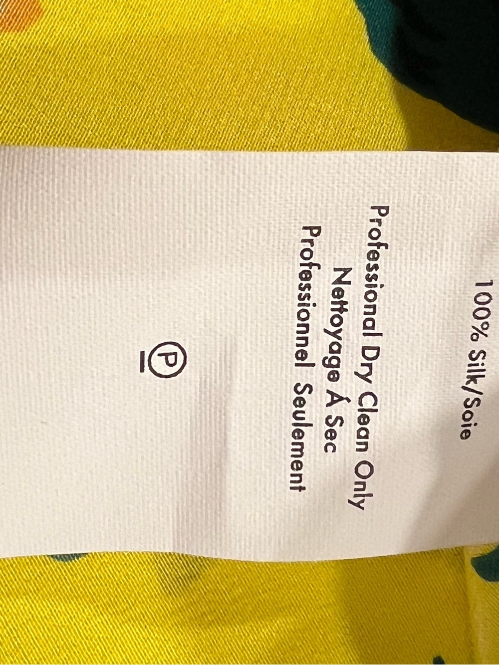 Diane Von Furstenberg Silk Bournier Acid Yellow Floral Print Maxi Dress Sz-4 - Picture 12 of 12